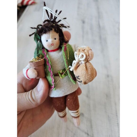 heart felt cannon Jack beanstalk ornament falls RARE Xmas unique tree - Picture 9 of 9